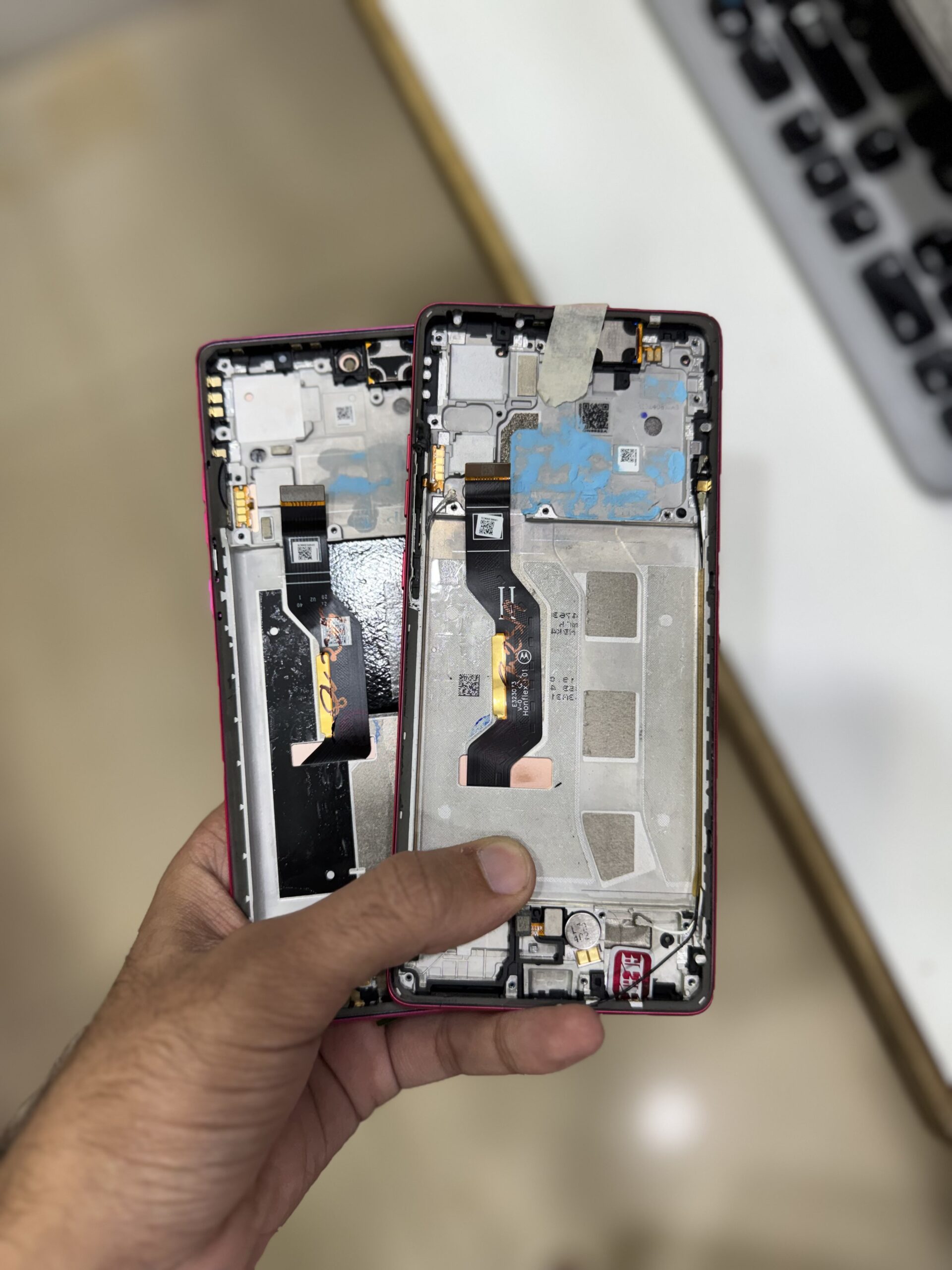 MOTO G85 WITH FRAME HOT PINK